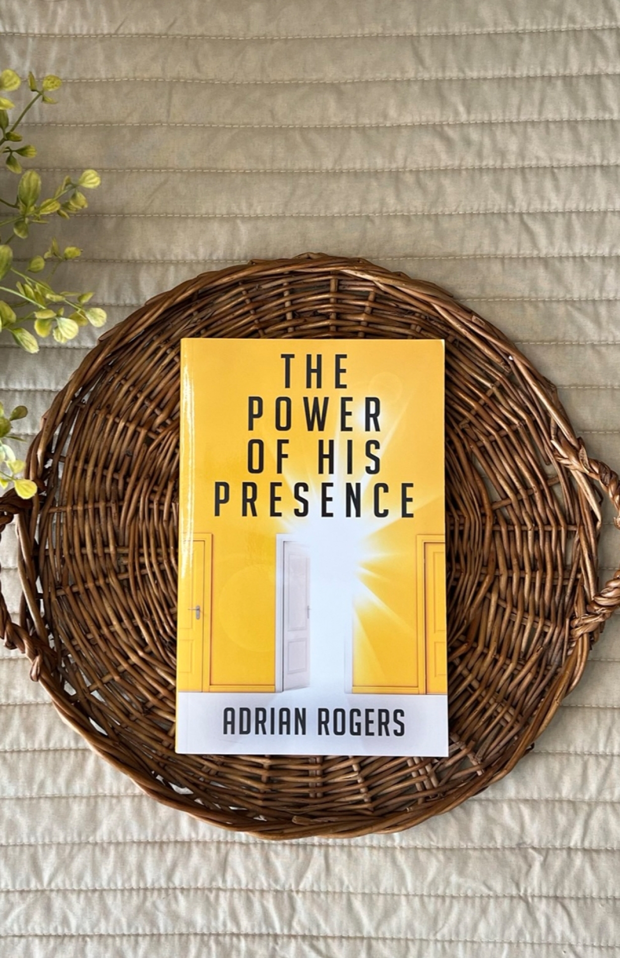 B103 the power of his presence book FLAT LAY