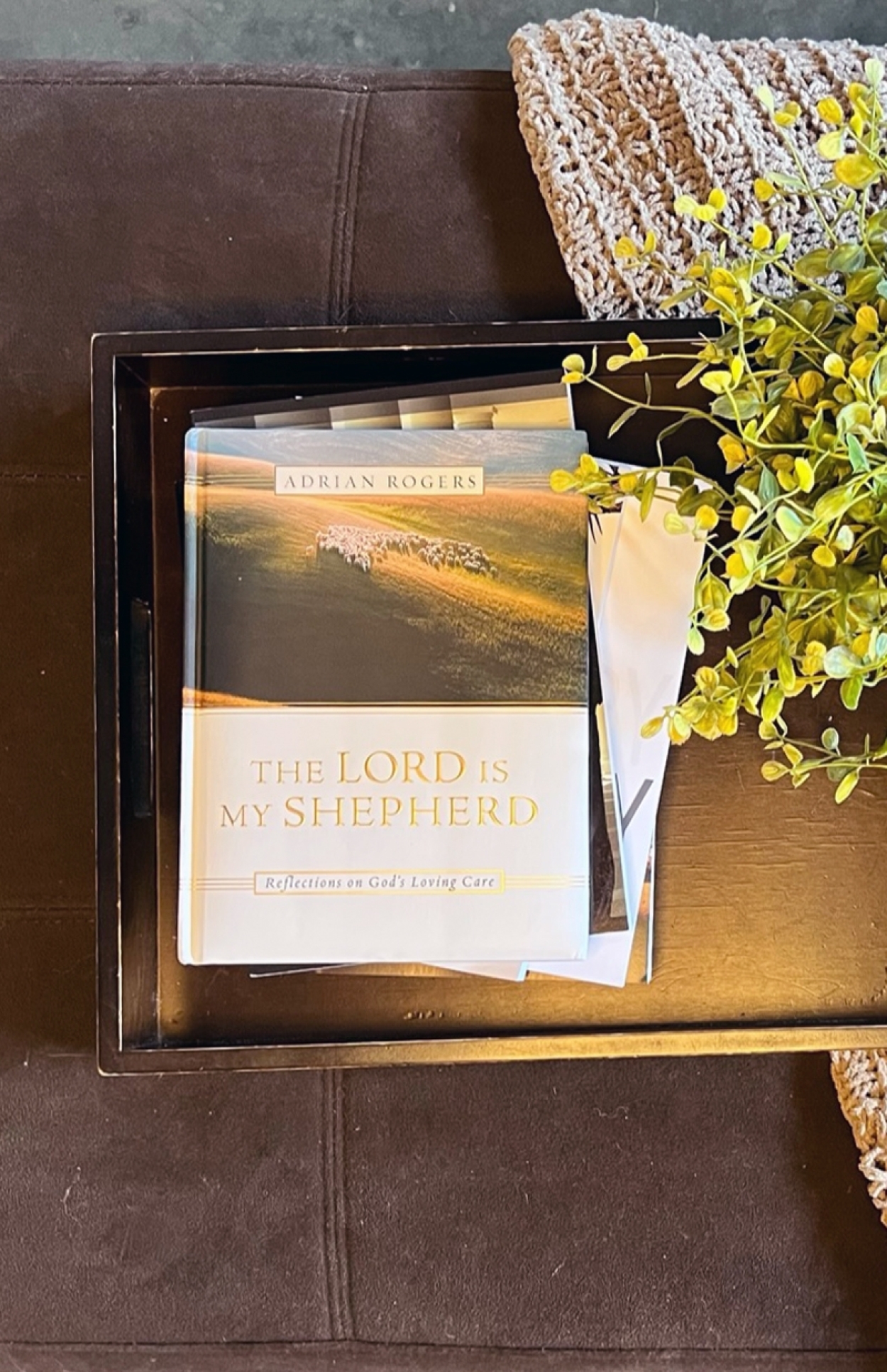 The lord is my shepherd book b107 FLAT LAY